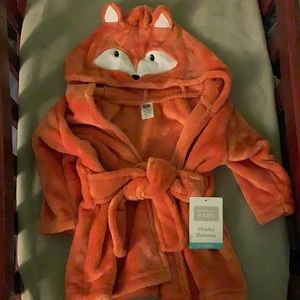 Fox Hooded Bathrobe